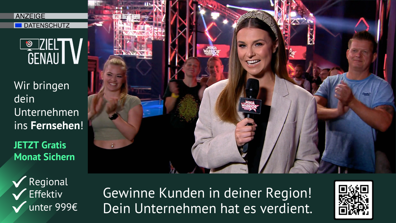 Fernseh Banner Werbung Schweiz Zielgenau TV 